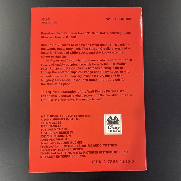 101 Dalmatians Novelization by Anne Mazer - Paperback Novel - Picture 2 of 4